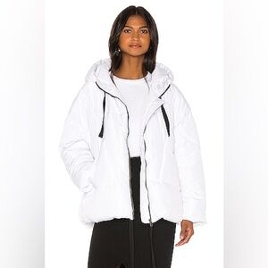 Free People White Puffer Jacket